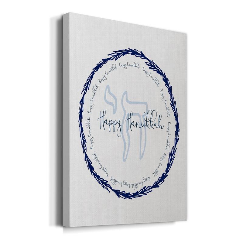 Hanukkah Go Round Premium Gallery Wrapped Canvas - Ready to Hang