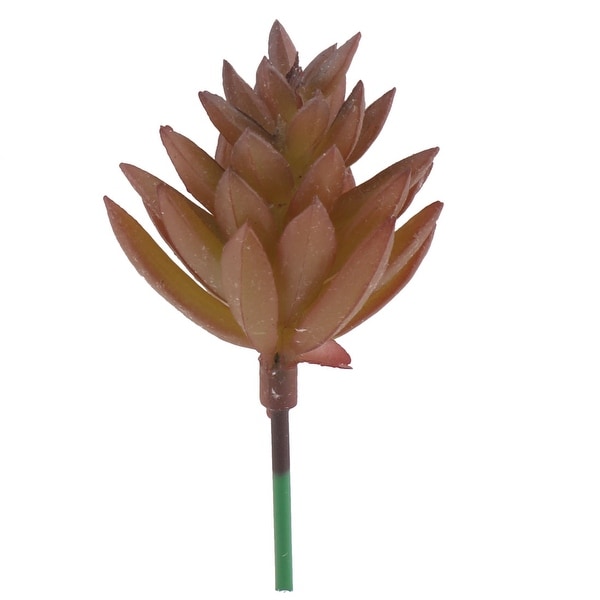 Living Room Office Plastic DIY Artificial Emulational Plant Ornament Brown