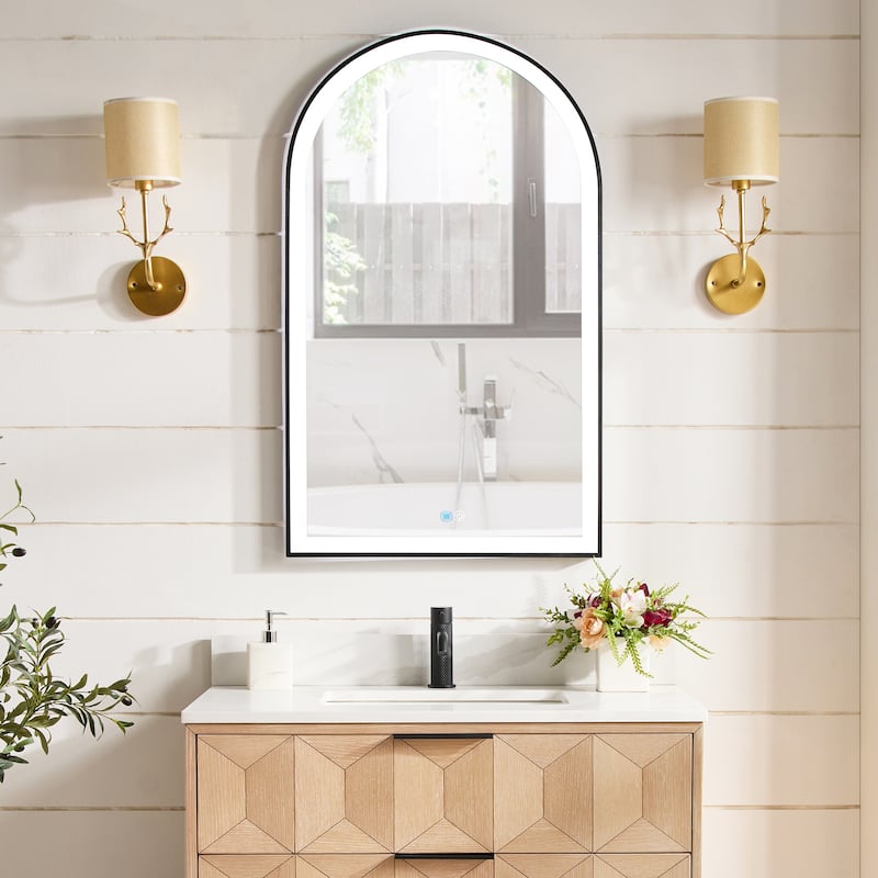 Estartit Oval Framed LED Wall Mount Bathroom Vanity Mirror