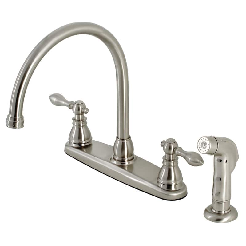 Kingston Brass American Classic 1.8 GPM Centerset Kitchen Faucet � - Brushed Nickel