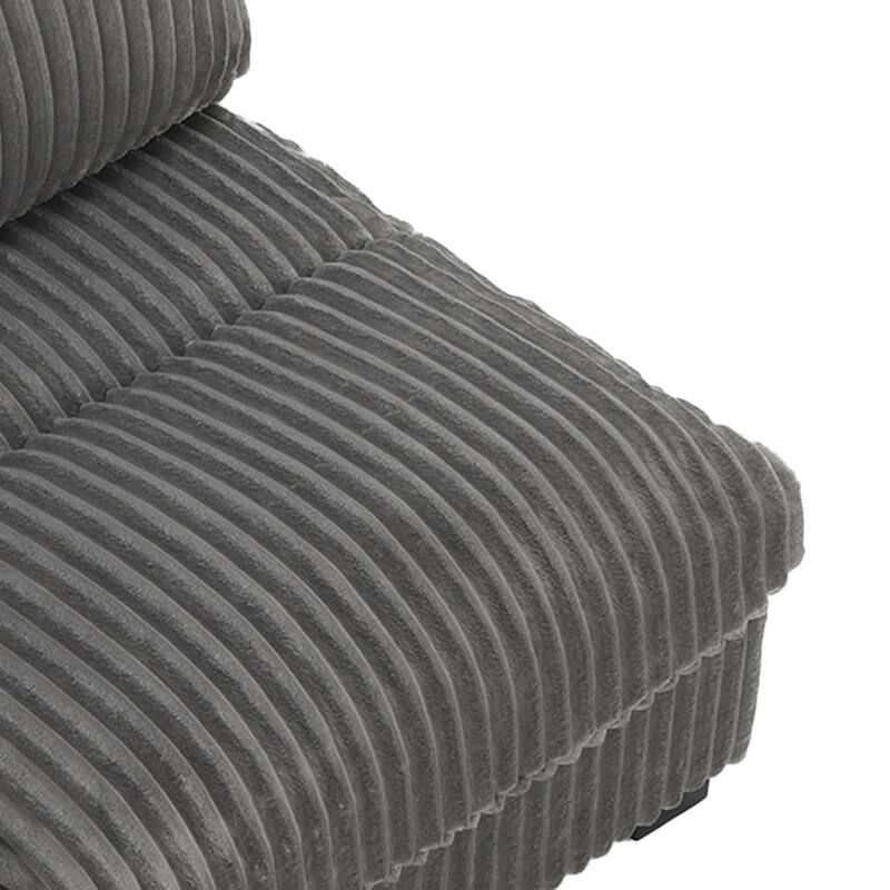 Plush Faux Fur Accent Sofa Chair