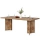 preview thumbnail 10 of 33, Farmhouse Rectangular Dining Table for 4-6 People