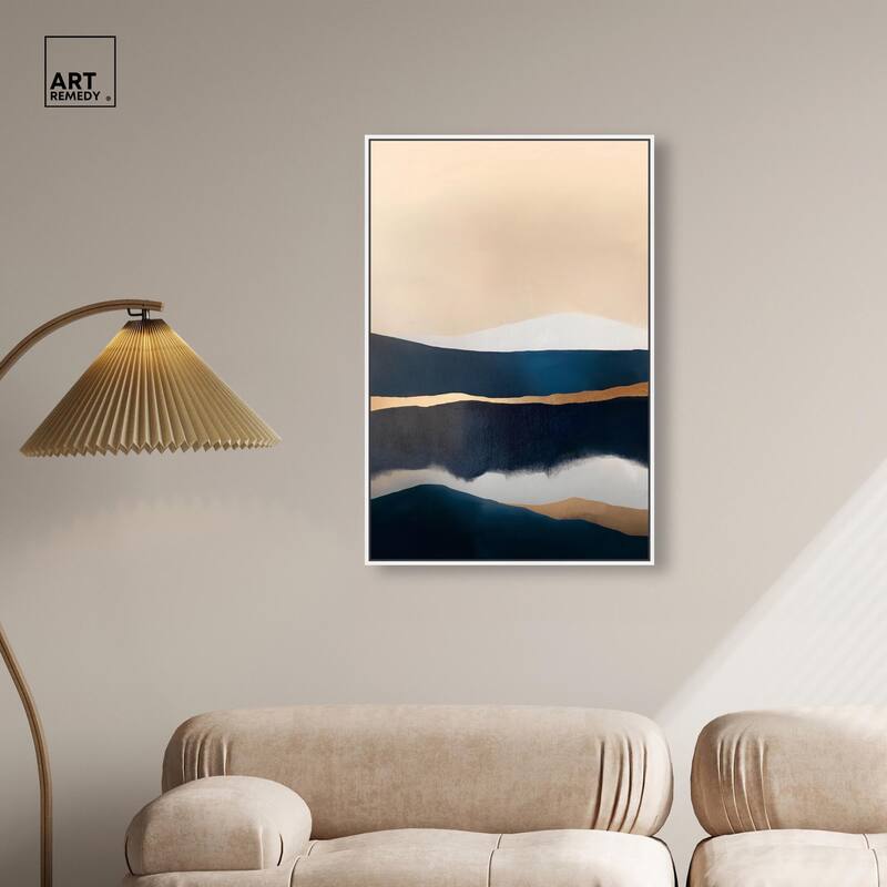 Golden Seam I Canvas by Art Remedy