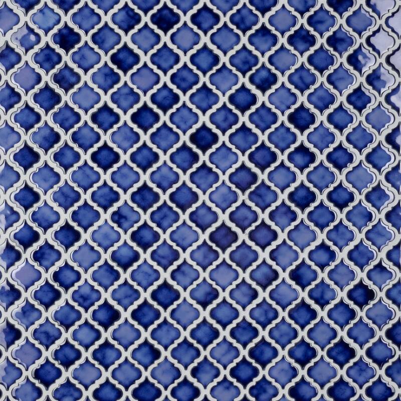 Merola Tile Hudson Tangier Sapphire 12-3/8" x 12-3/8" Porcelain Floor and Wall Tile