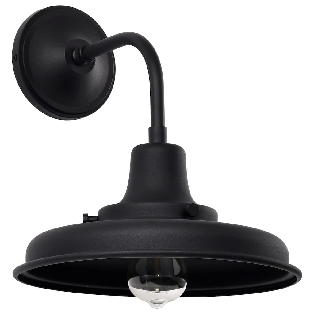 Morris Medium Outdoor Lantern Black Finish
