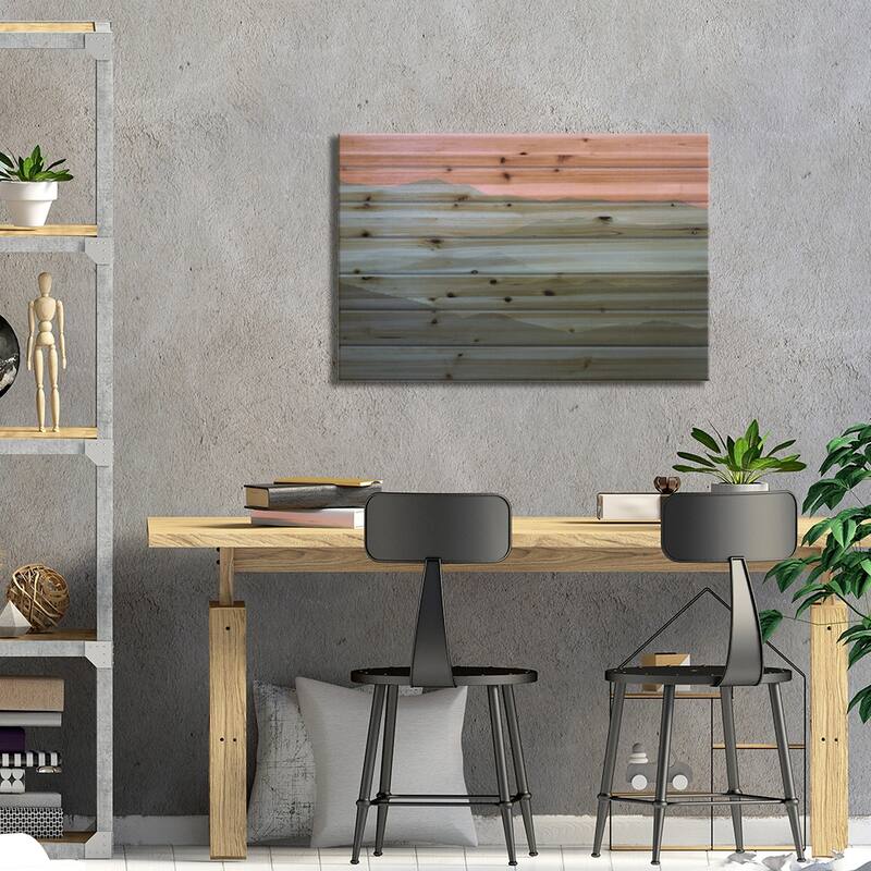 Layer Cake - Smoky Mountain National Park Print On Wood by Nature Magick - Multi-Color