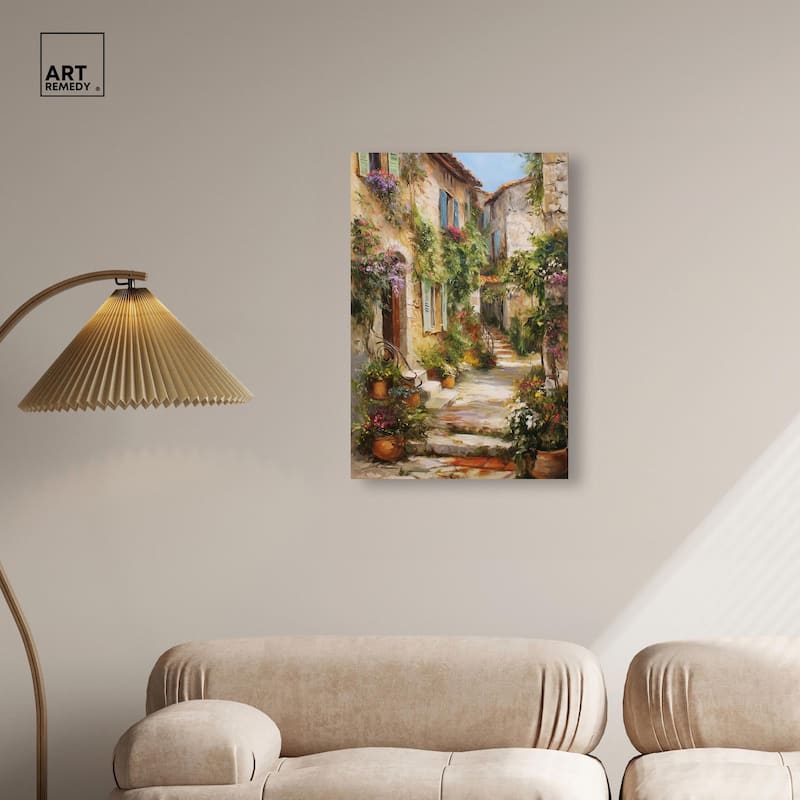 Mediterranean Charm II Canvas by Art Remedy, Gallery Wrapped