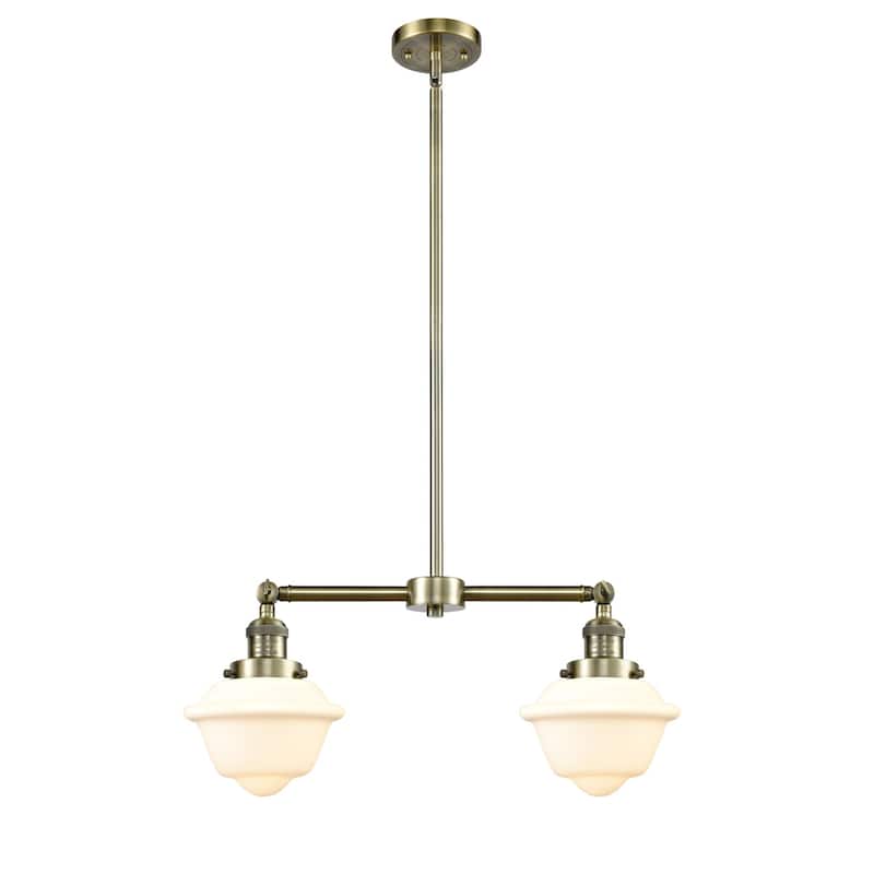 Innovations Lighting Small Oxford 2 Light 24" Wide Linear Chandelier