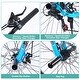 preview thumbnail 4 of 5, Freestyle Kids Bike Double Disc Brakes Children's Bicycle Silver Mountain Bike with 7-speed Change System for Boys Girls