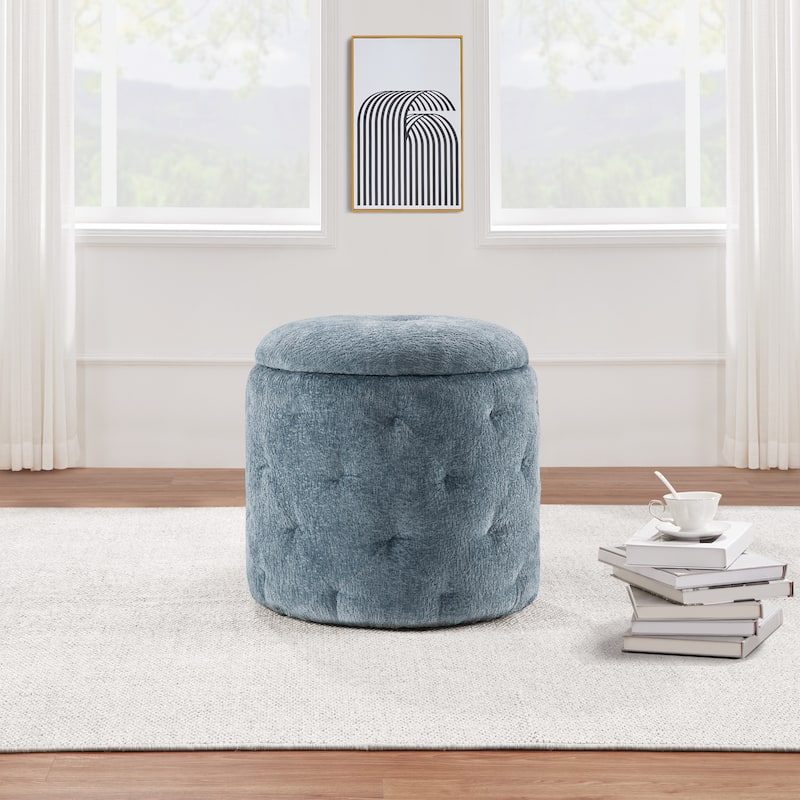 Erindale Round Storage Ottoman