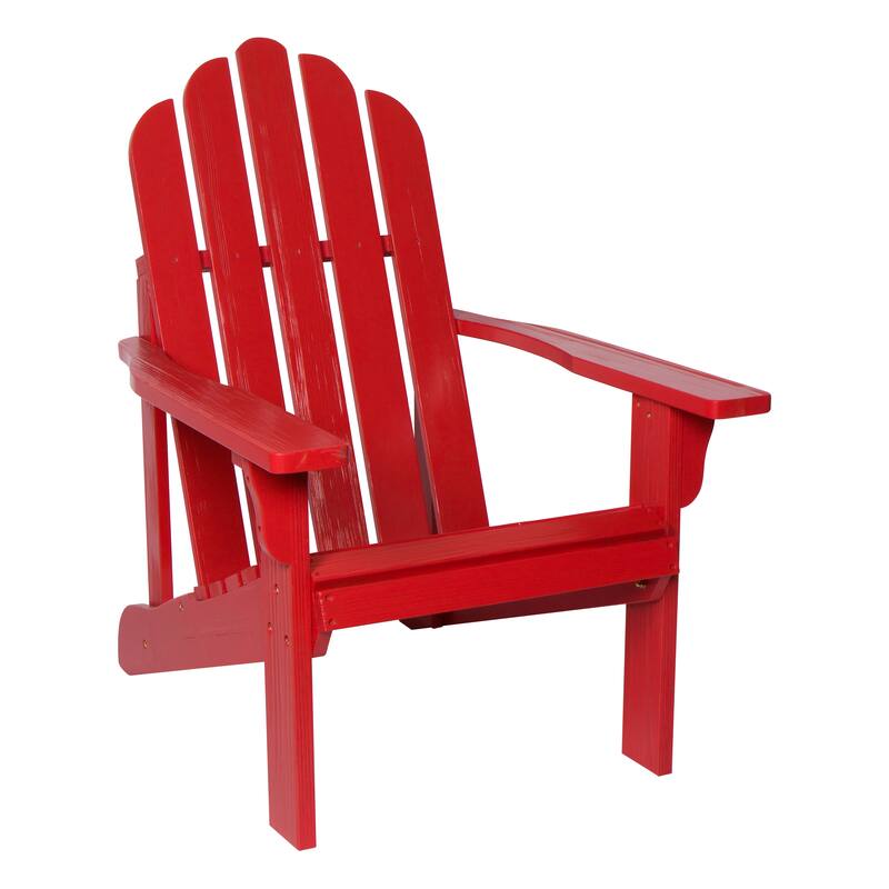 Laguna All-Weather Wood Adirondack Chair - Red