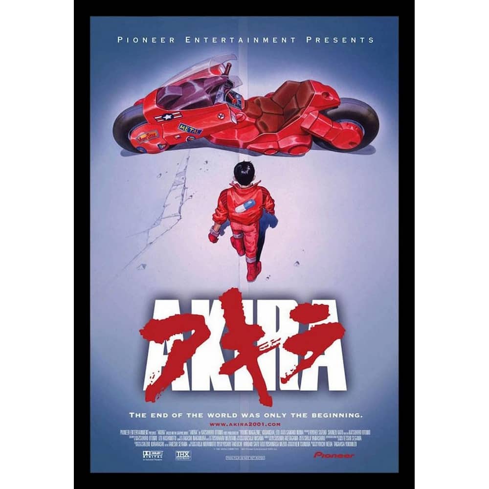 Akira Anime Framed Poster - 24 x 36 Inch