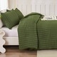 preview thumbnail 23 of 33, 3 Pieces Lightweight Summer Seersucker Bedding Comforters Sets