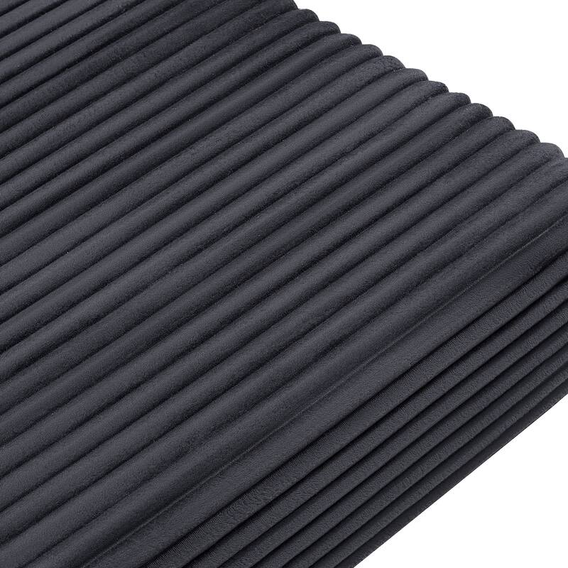 Corduroy Sleeper Couch, 2-in-1 Convertible Floor Sofa Bed, Memory Foam Boneless Loveseat with Side Pockets for Living Room