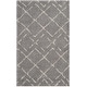 preview thumbnail 43 of 126, SAFAVIEH Arizona Shag Nevada 1.2-inch Thick Rug 3'2" x 5' - Grey/Ivory