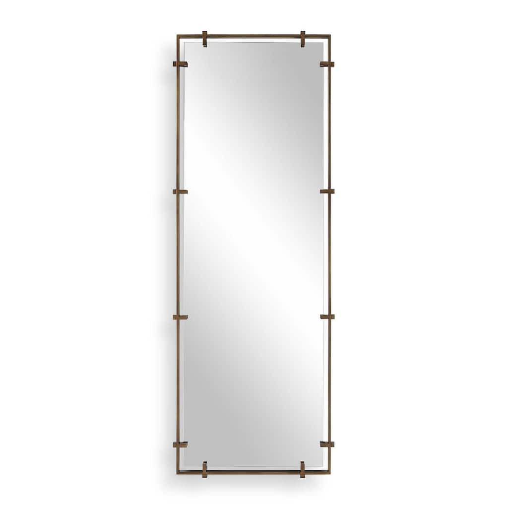 Uttermost Hann Full Length Bronze Mirror - 27.13" W x 74.75" H x 1.63" D