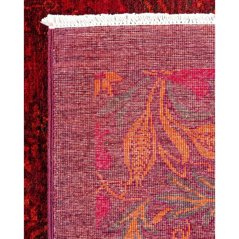 Vibrance, One-of-a-Kind Hand-Knotted Area Rug - Brown, 6' 1" x 8' 10" - 6' 1" x 8' 10"