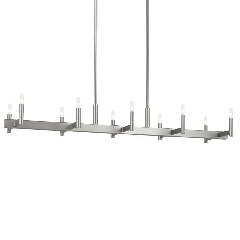 Kichler Lighting Ezro 50 in. 10-Light Linear Chandelier