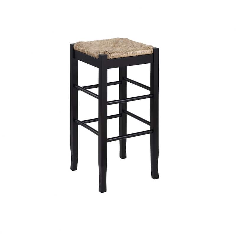 Slaot Woven 29-inch Square Bar Stool
