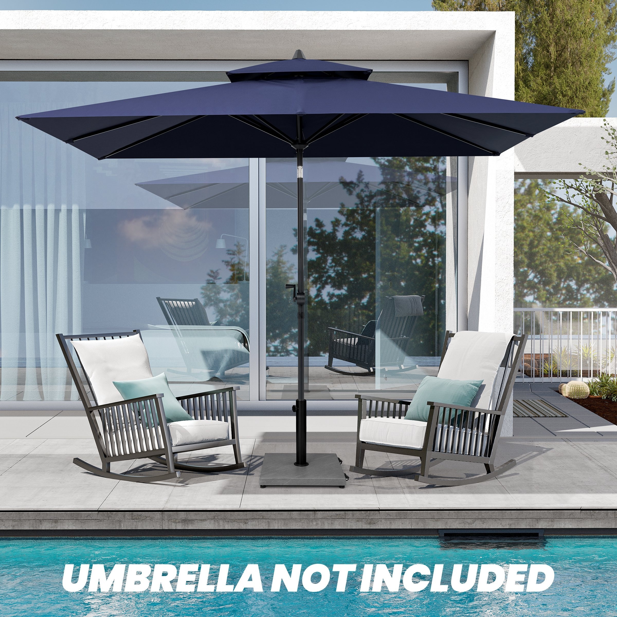 40 lb patio umbrella base US Weight 40lb For Use with Table Black : Patio, Lawn & Garden Introducing the US Weight 40 Pound Umbrella Base Patiowell 40 lbs. Steel Square