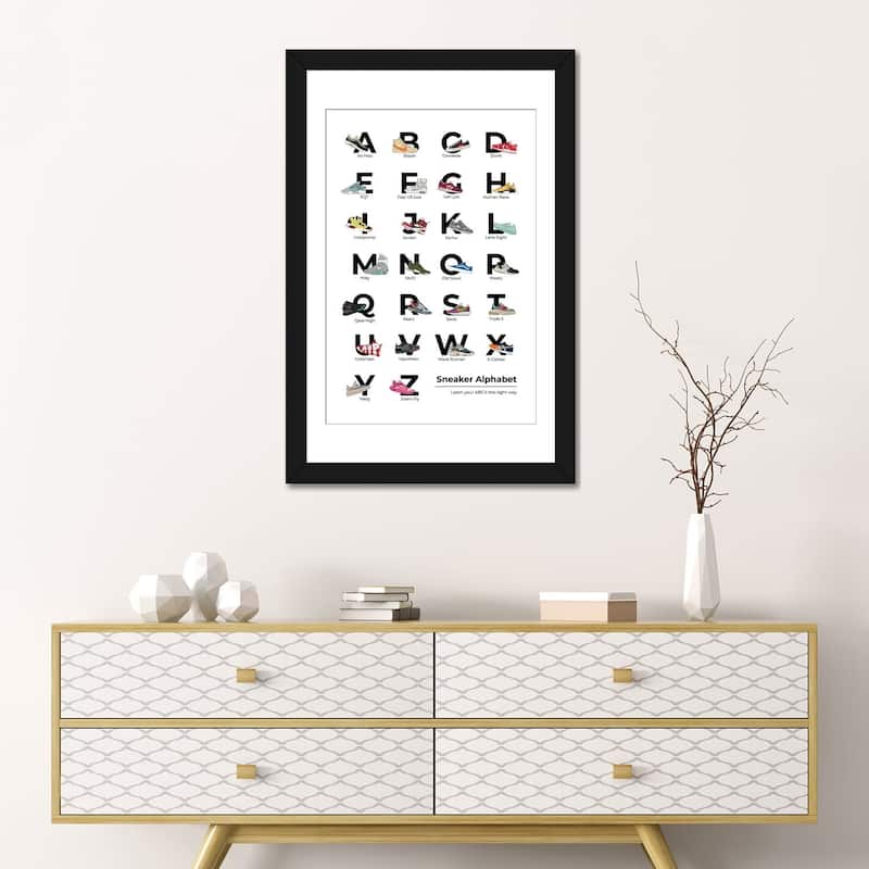 iCanvas "Sneaker Alphabet" by avesix