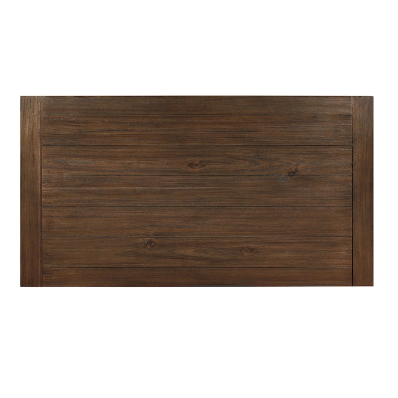 Steve Silver Jillian Ivory and Mocha Wood Coffee Table with Casters