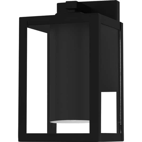 slide 2 of 5, Earth Black LED Outdoor Wall Lantern from the Westover Collection Earth Black