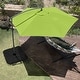 preview thumbnail 2 of 30, Pure Garden 10-Foot Offset Patio Umbrella with Square Base