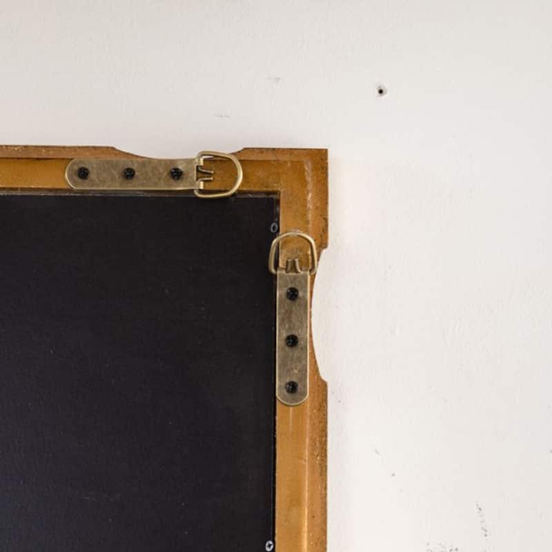 Gold Bamboo-Style Rectangular Wall Mirror