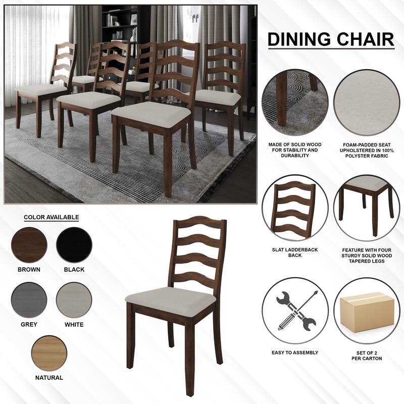 CraftPorch Sophistique 5-piece Wooden Dining Set