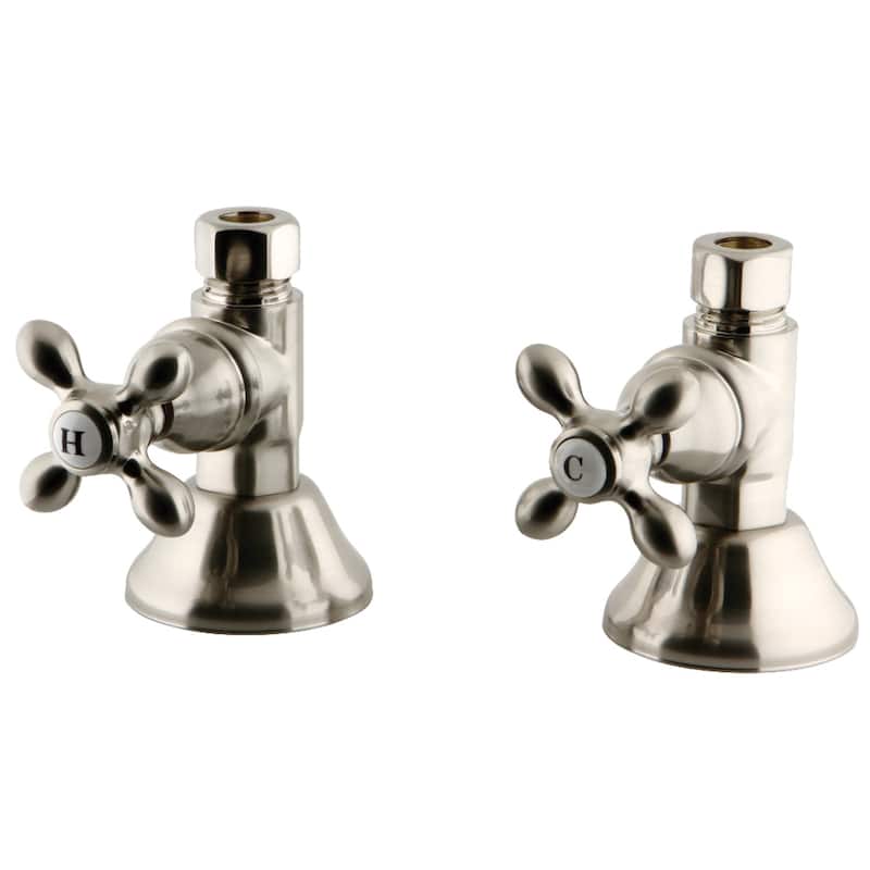 Trimscape Straight Stop Shut Off Valve - Brushed Nickel