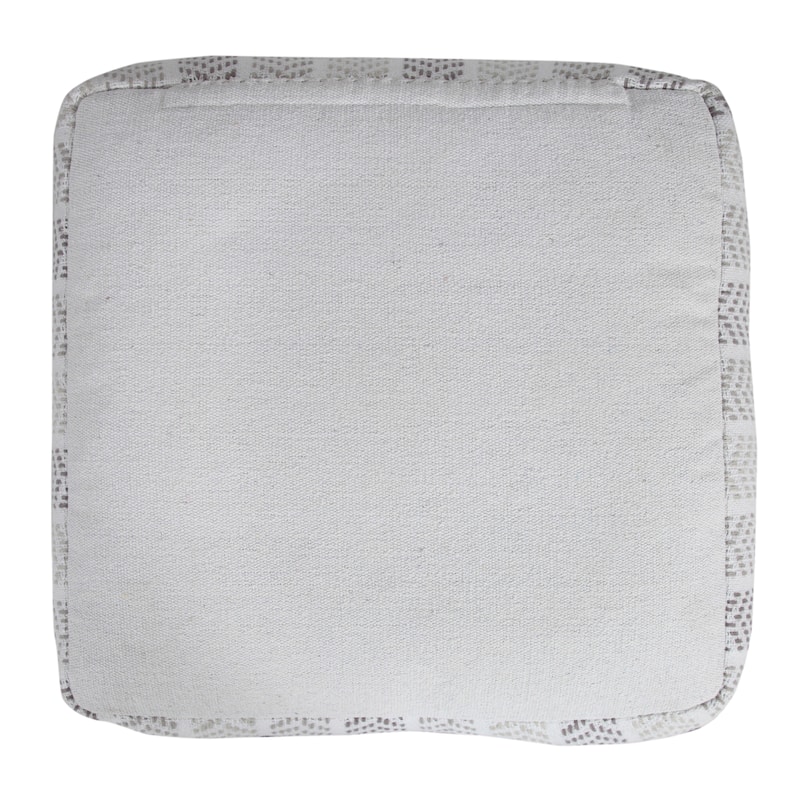 Sevita Everyday Chevron Stripe Pouf Ottoman