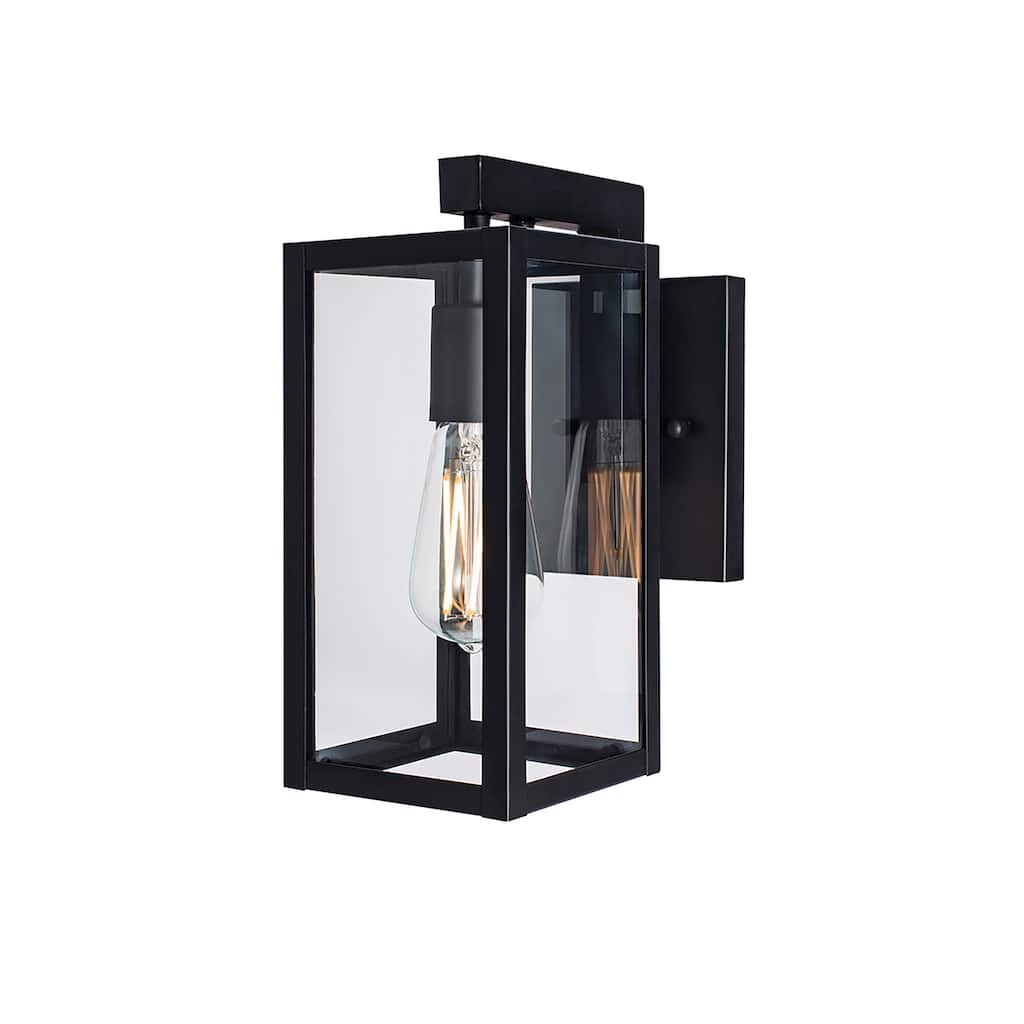 Capture 1-Light Outdoor Sconce - Matte Black