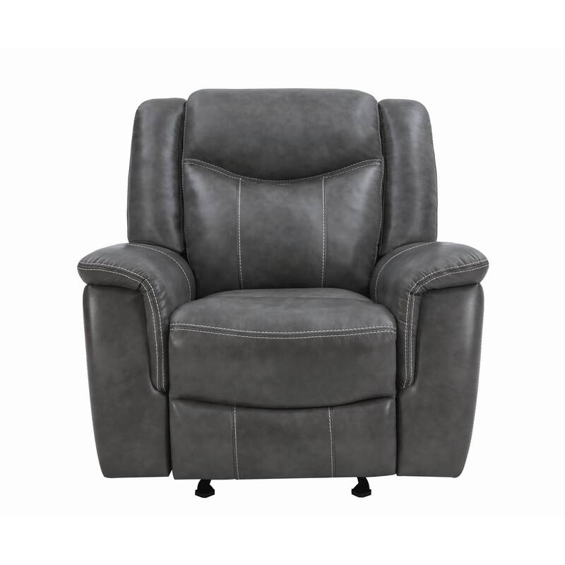 Masley Grey 3-Piece Reclining Living Room Set