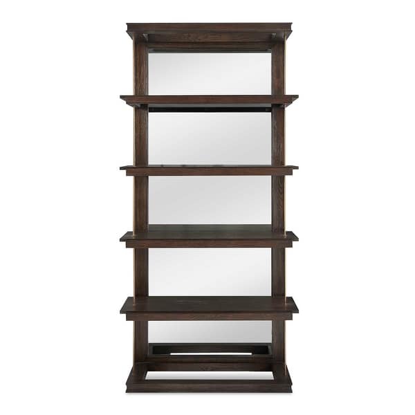 slide 2 of 5, Uttermost Kai Dark Walnut Etagere