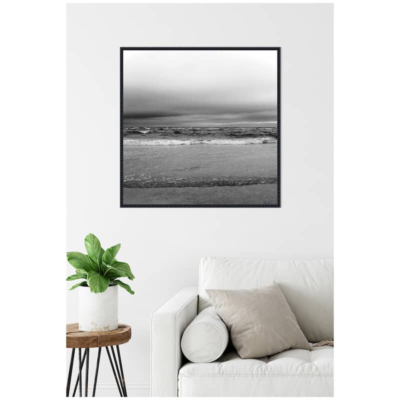 Kate and Laurel Sylvie Life Is A Beach Framed Canvas by Stephanie Klatt