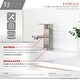 preview thumbnail 32 of 34, Single Hole 1-Handle Bathroom Faucet - Faucet Height: 6" | Spout Height: 2 11/16"