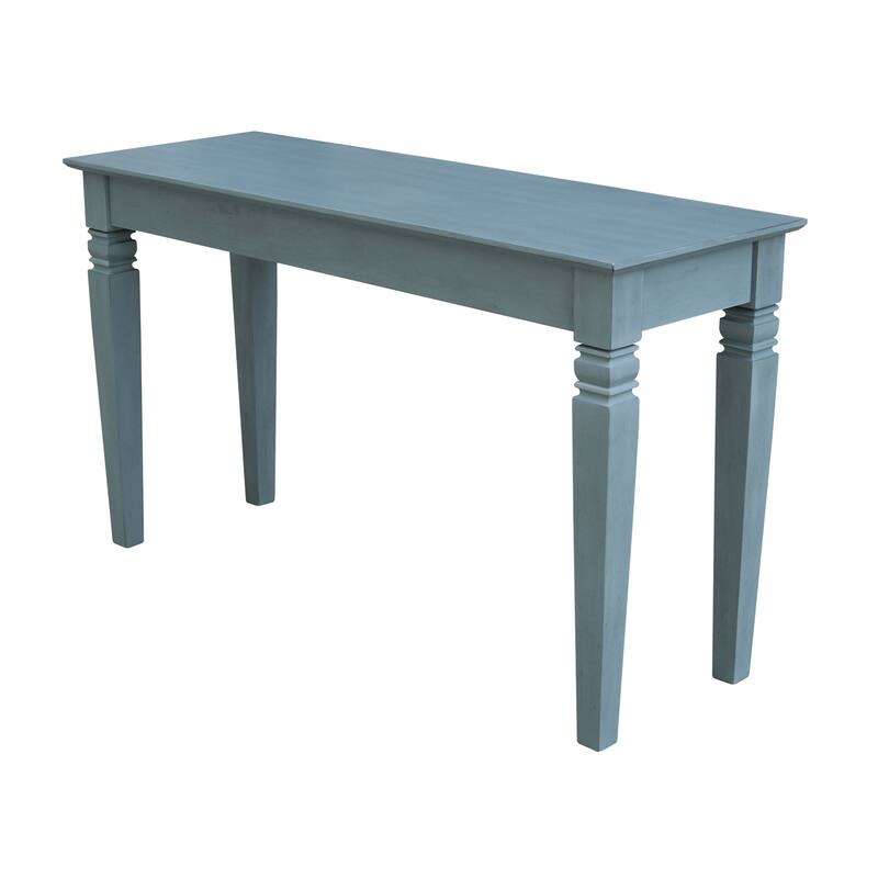 Solid Parawood Java 2-Drawer Sofa Table