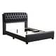 preview thumbnail 4 of 47, Glory Furniture Marilla G1500C-FB-UP Full Bed , BLACK