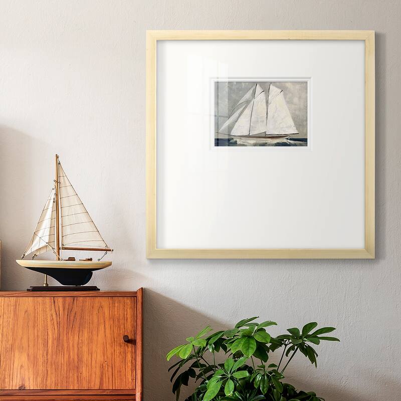 Setting SailPremium Framed Print