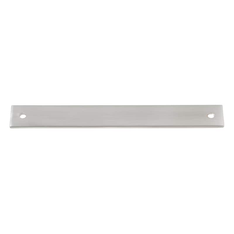 GlideRite 8 in. Squared Backplate 7 in. Center to Center, 8342-178 - Pack of 25 - Satin Nickel