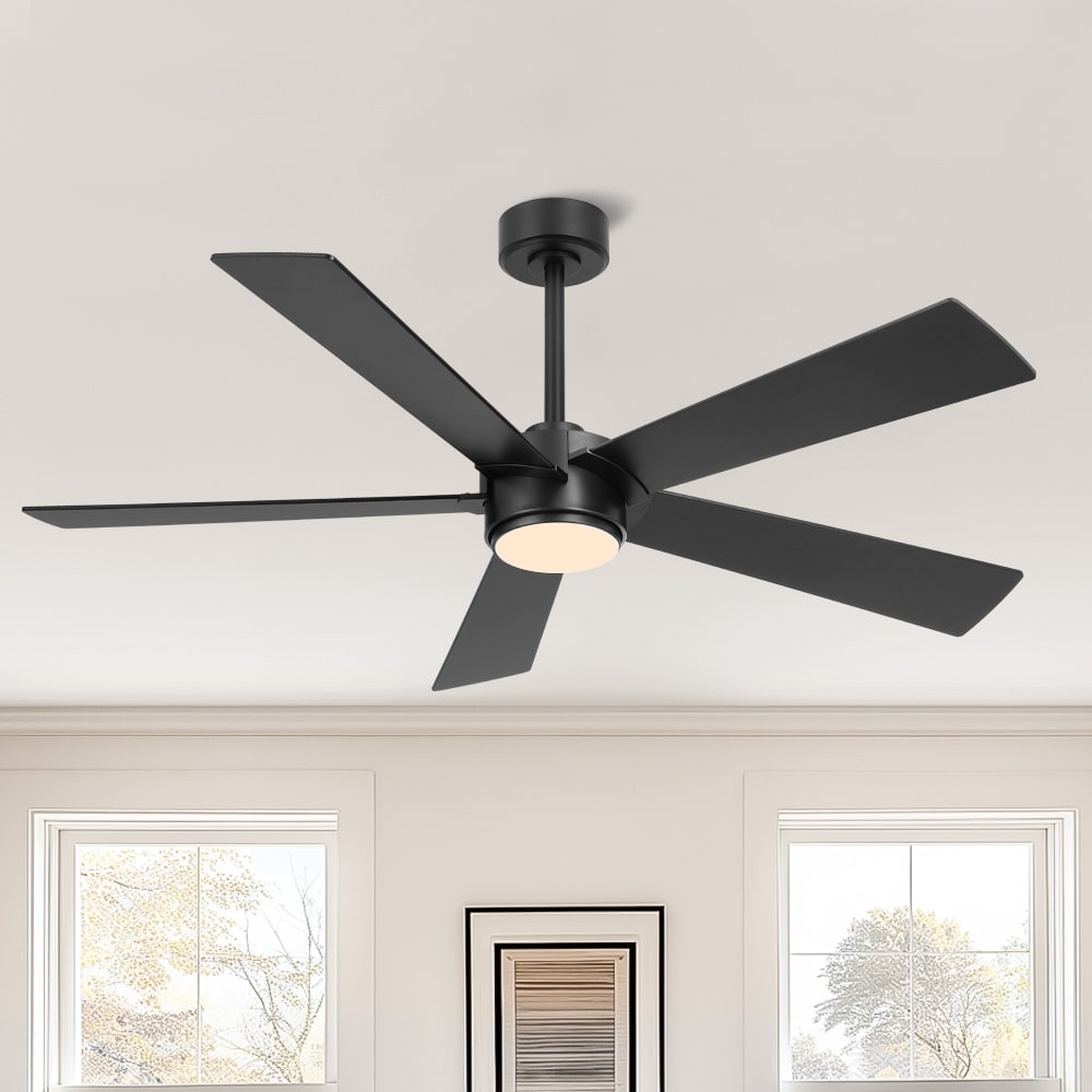 MLiAN 64 In. 5 Blades Indoor LED Ceiling Fan with Remote Control - 64