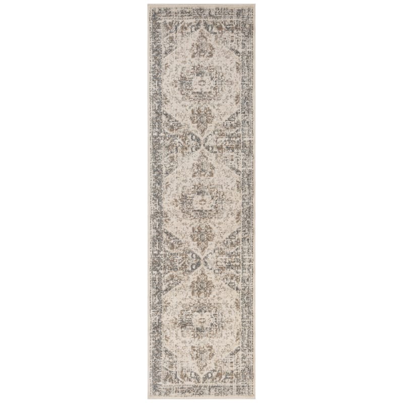 Alana Hashlei Light Beige Medallion Area Rug