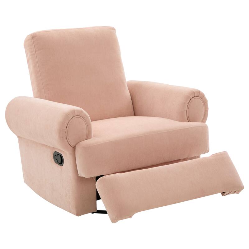 Manual Recliner Sofa Swivel Recliner Rocker Chair with Adjustable Backrest for Living Room, Bedroom, or Nursery