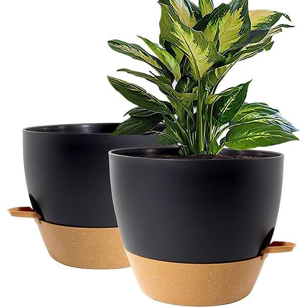 white tall planter pot Mayne 32 in. Modesto Tall Planter, White