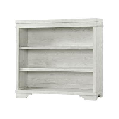 Foundry 52" Wide Traditional Bookcase, White Dove