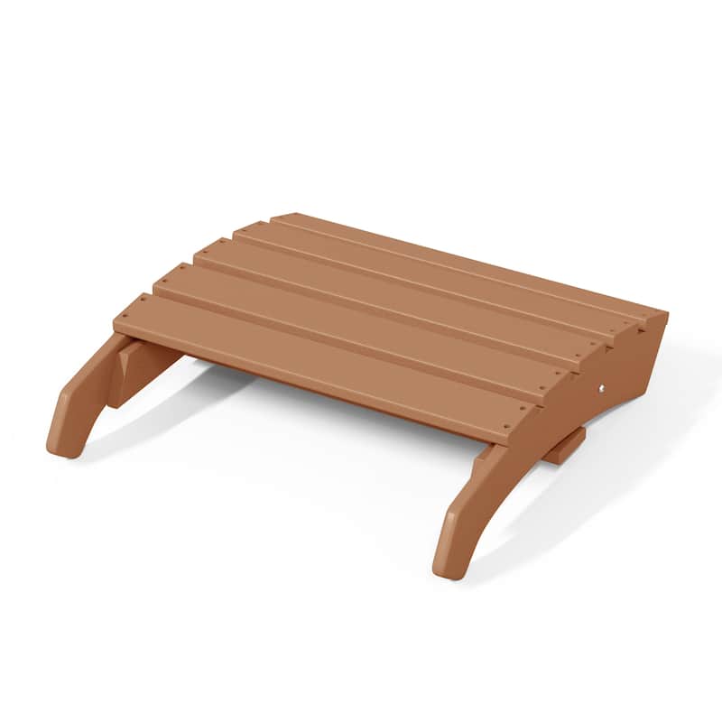 Polytrends Altura Outdoor Adirondack Folding Ottoman