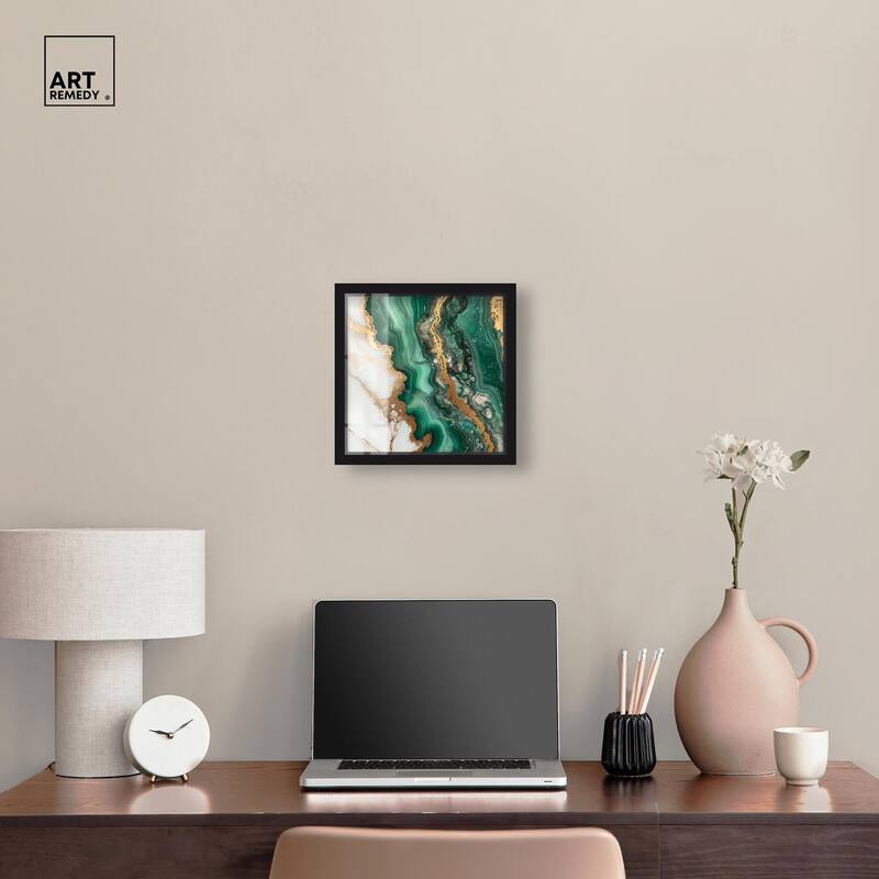 Malachite Majesty Shadowbox by Art Remedy