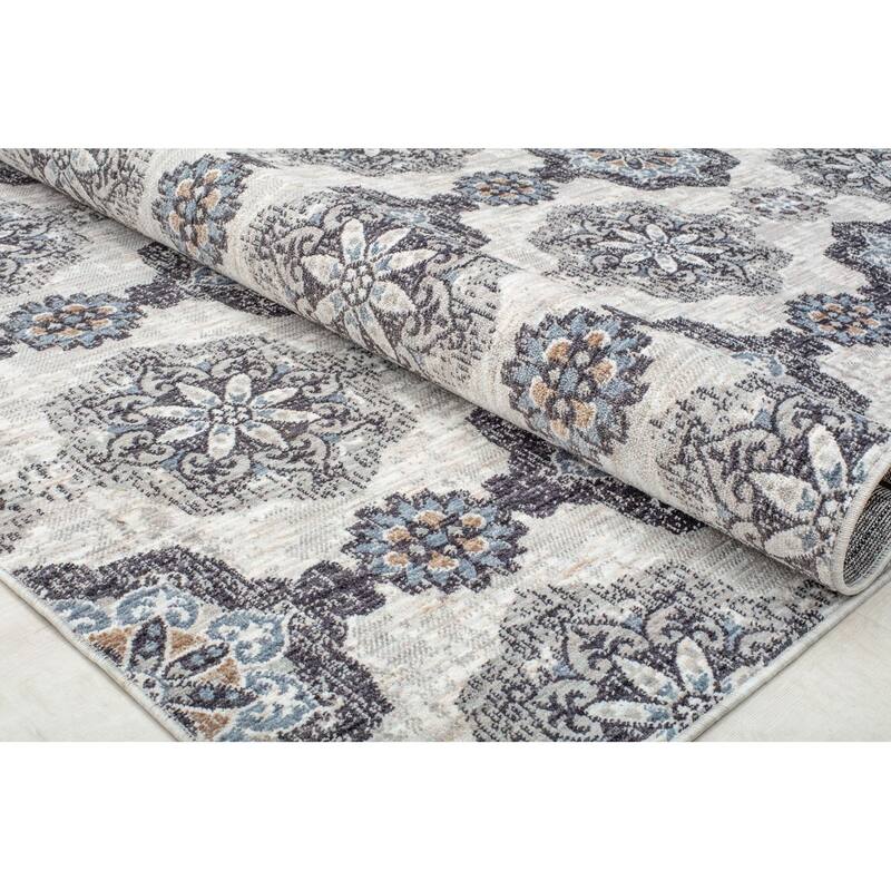 Celestia Traditional Vintage Area Rug By Rugs America On Sale Bed