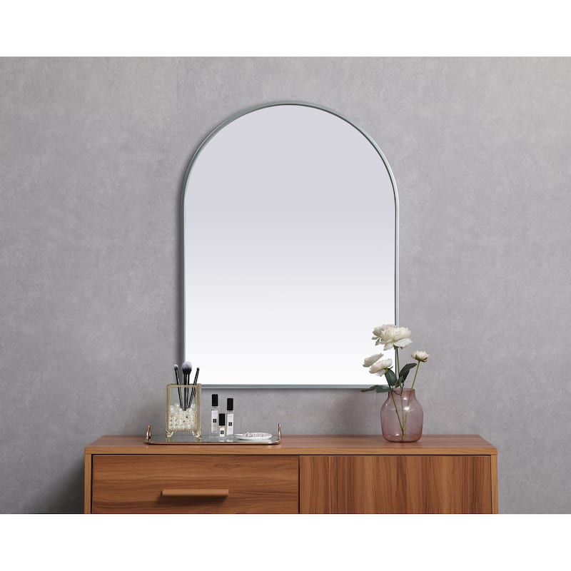 Elegant Lighting MR1A2736 Ayra 27" W x 36" H Modern Arched Bathroom